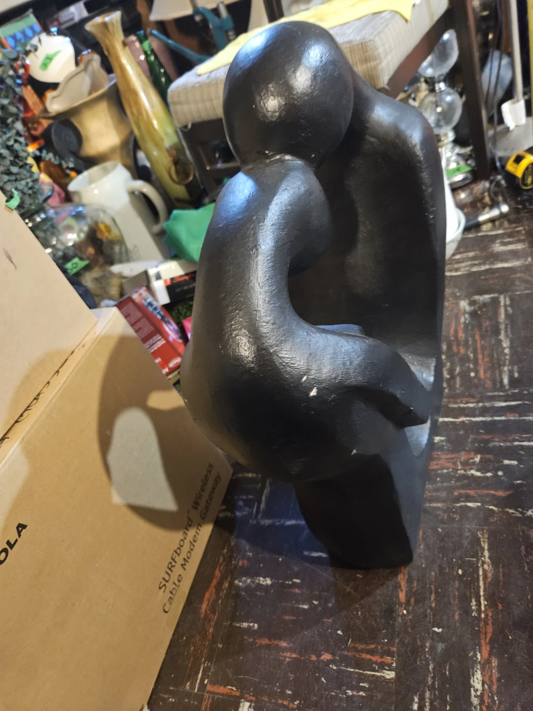 Abstract Embrace Sculpture - photo 5