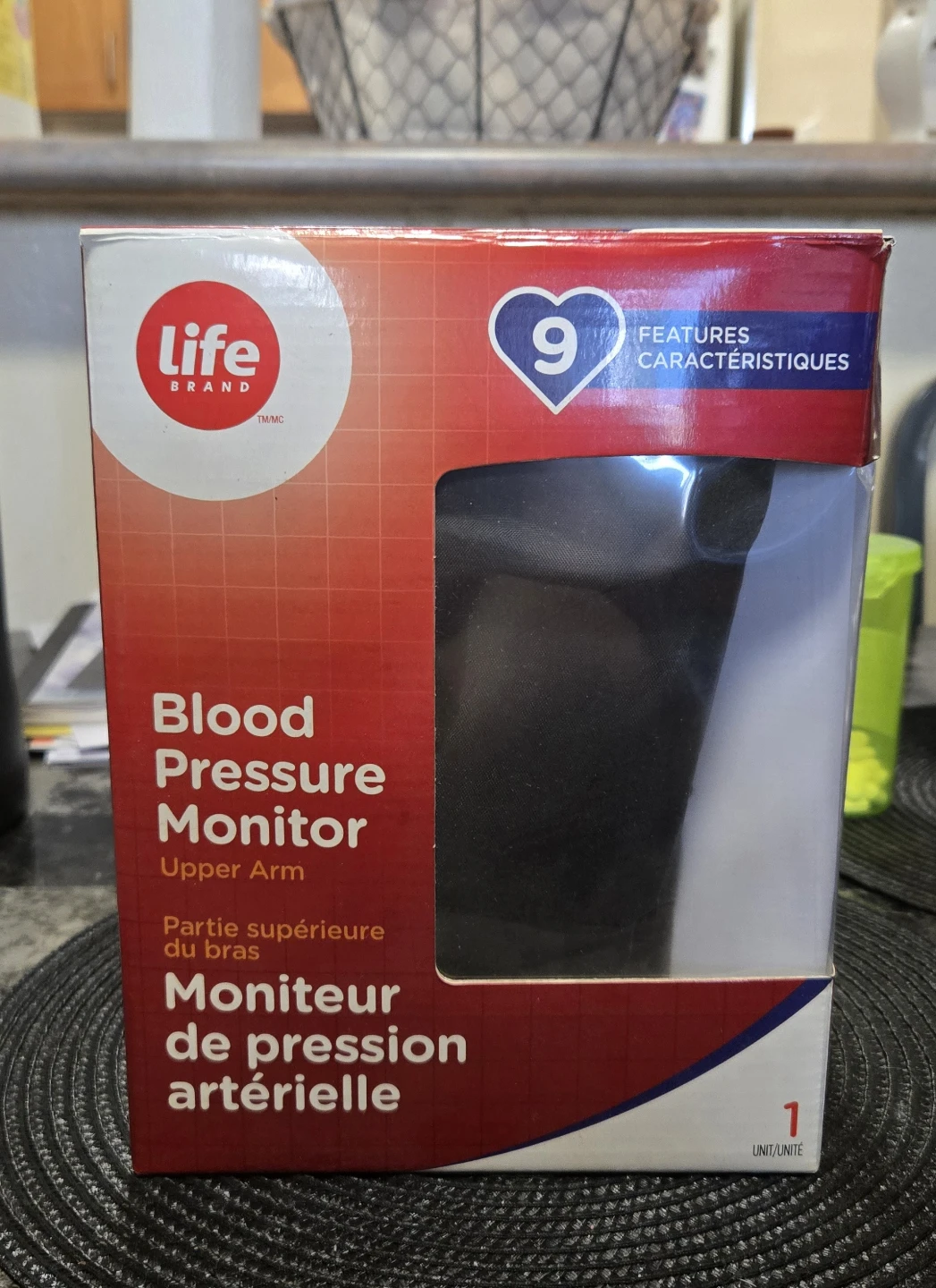 Life Brand Upper Arm Blood Pressure Monitor