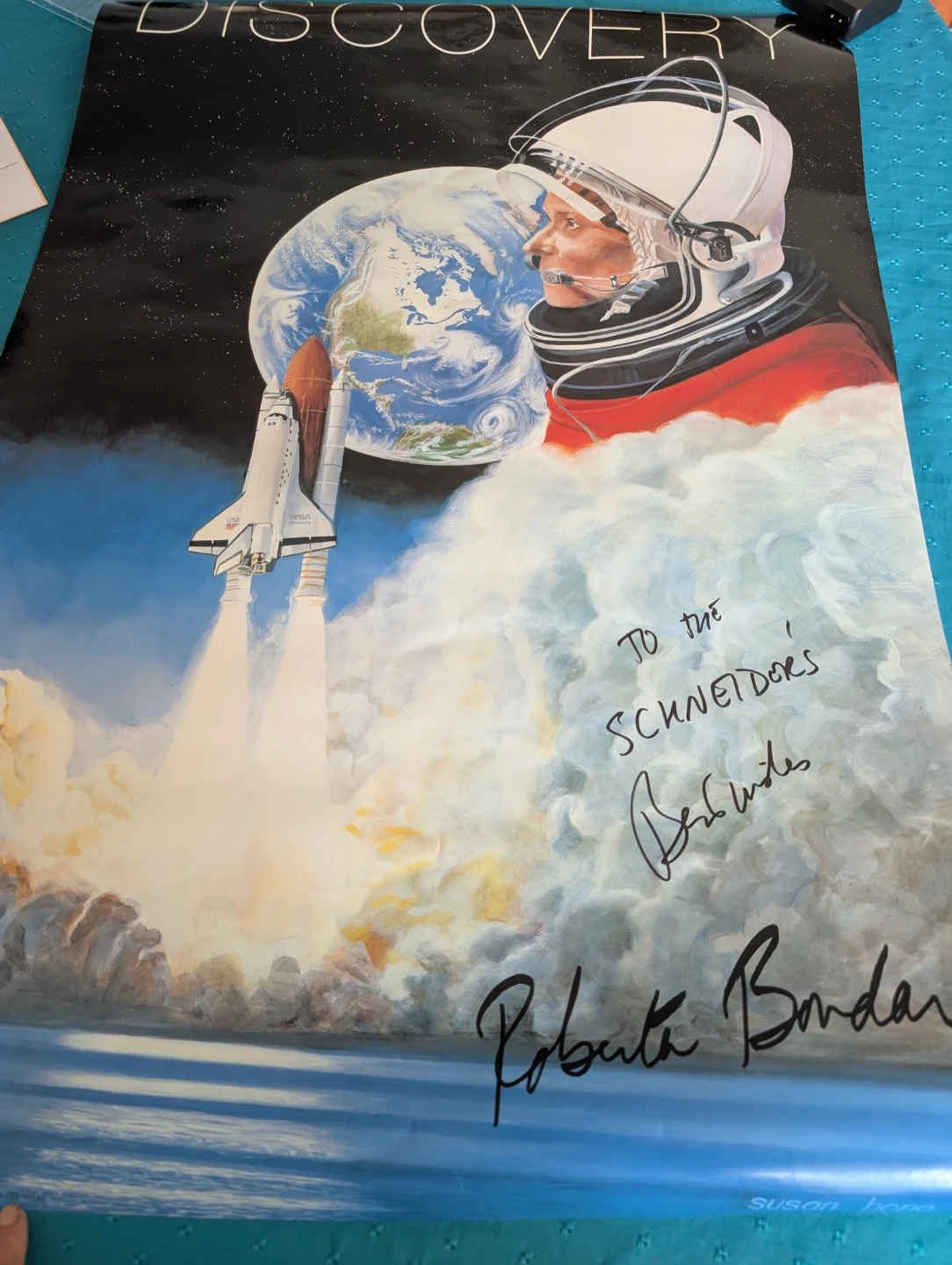 Roberta Bondar Discovery Signed Poster - photo 2