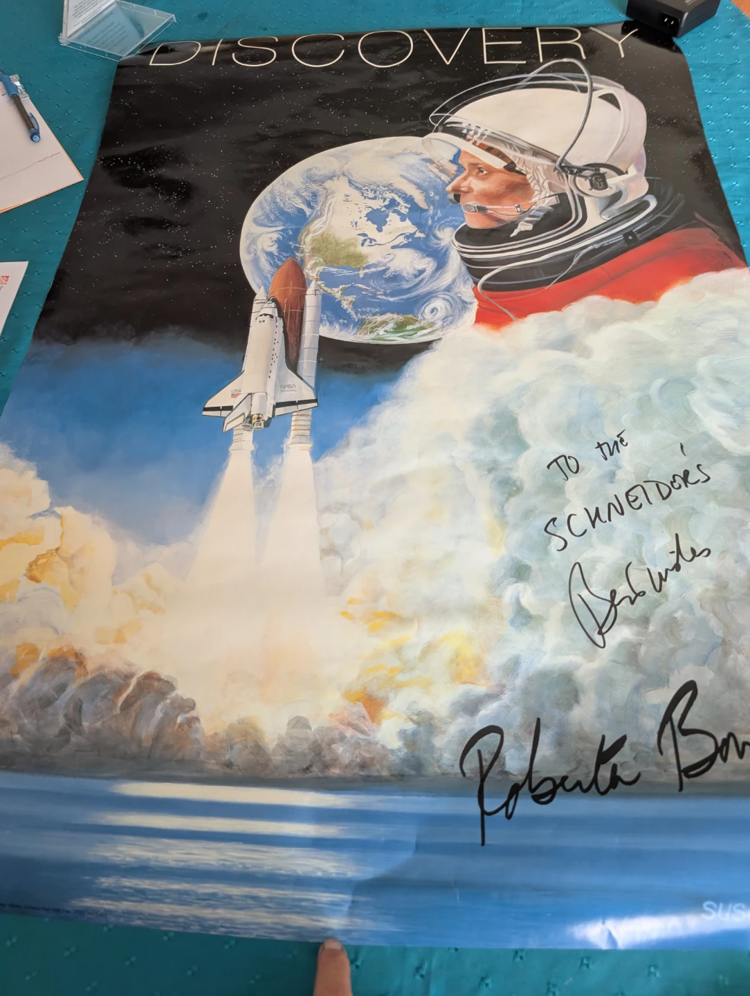 Roberta Bondar Discovery Signed Poster - photo 3