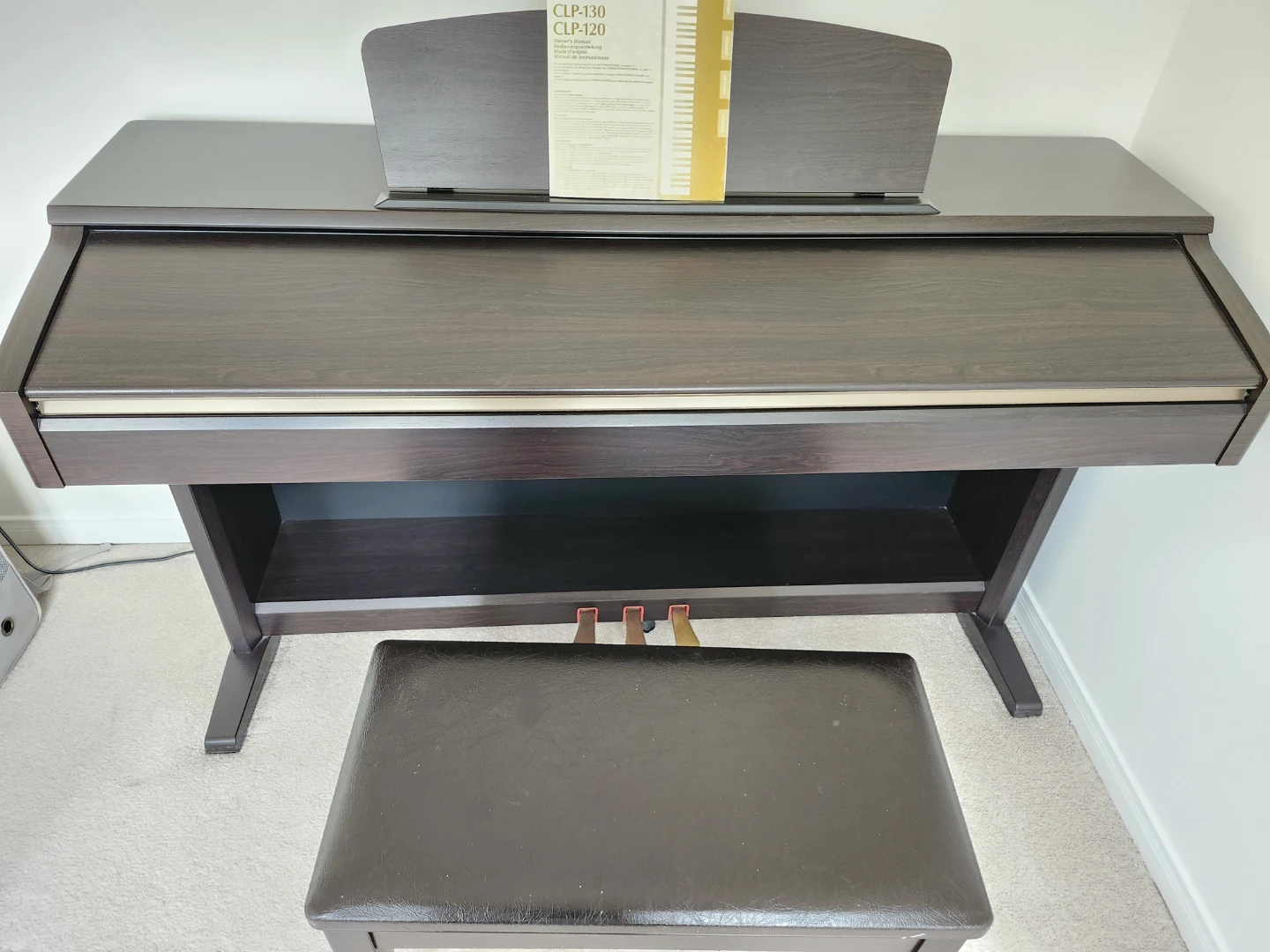 Yamaha Clavinova CLP-120 Digital Piano with Bench - photo 4