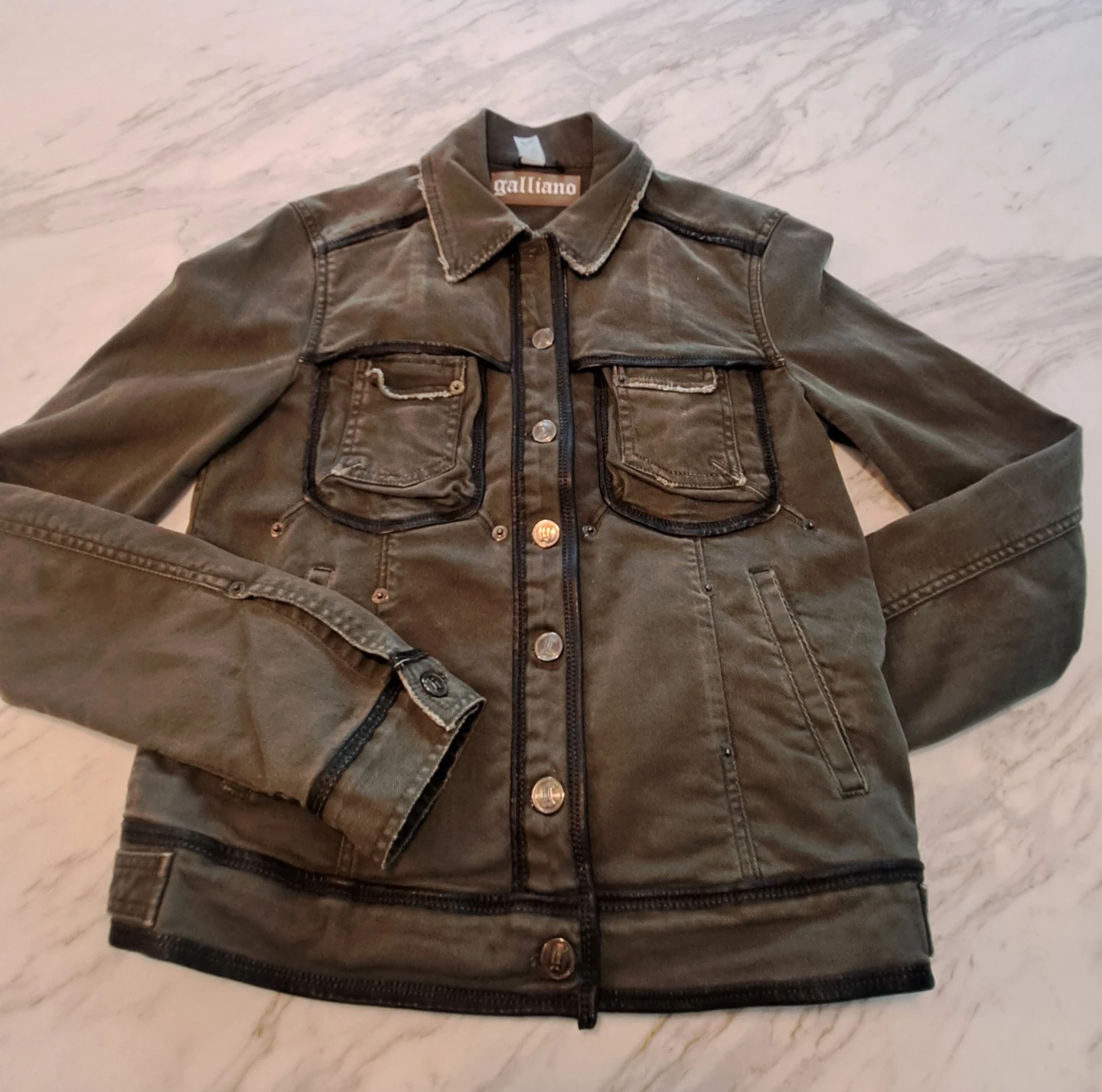 Galliano Denim Woman Jacket