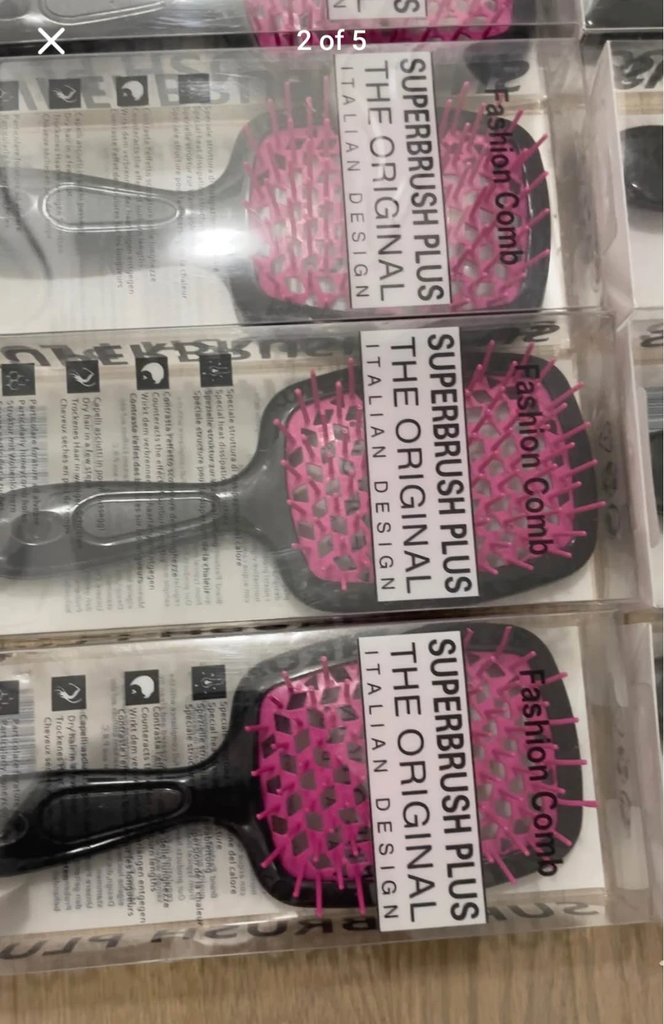 NEW- SUPERBRUSH PLUS the Original. Detangle hair Italian design. - photo 5