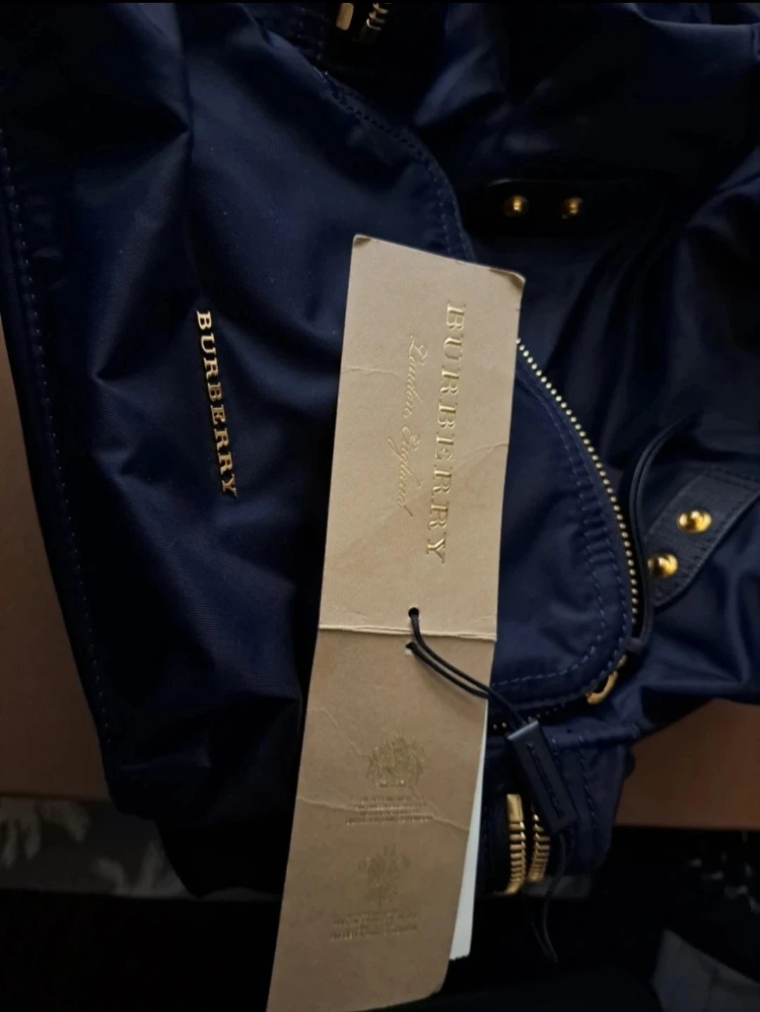 Burberry Rucksack Navy Medium - photo 3