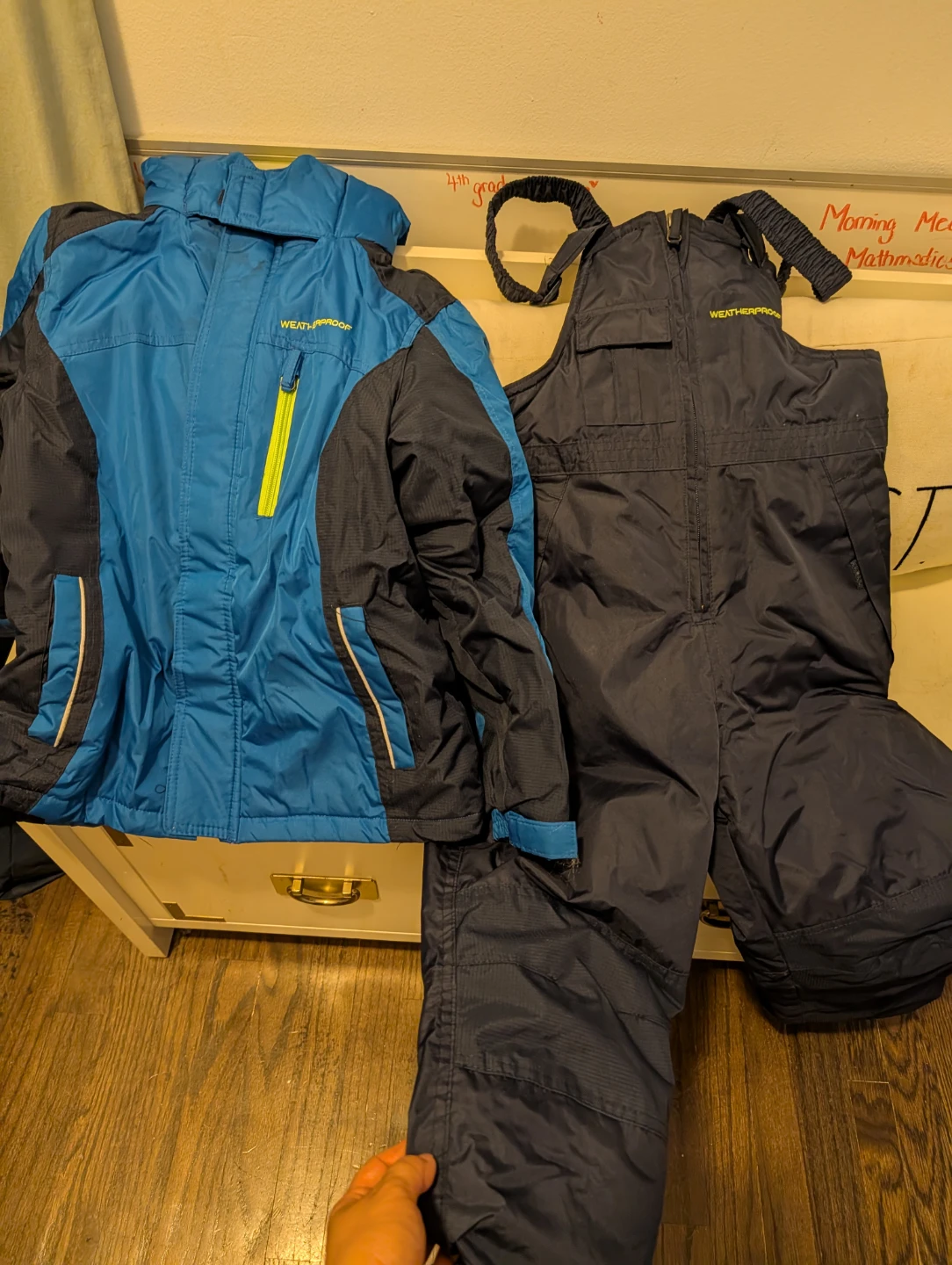 Weatherproof Kids Ski Jacket and Snow Bib Pants Set