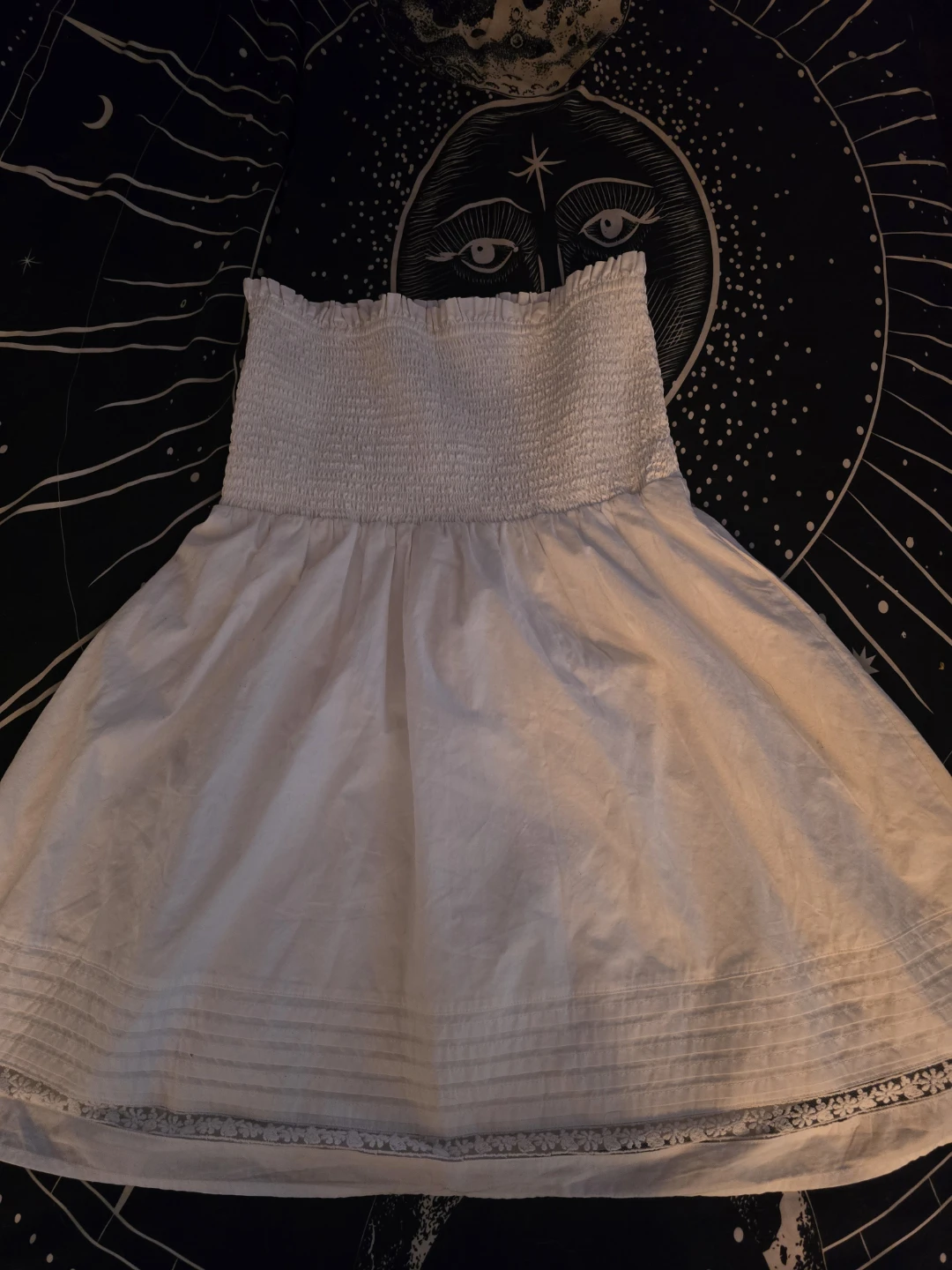 White Smocked dress