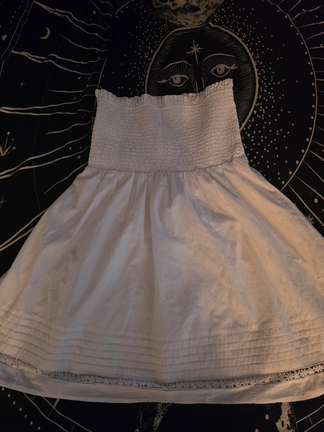 White Smocked dress - photo 3