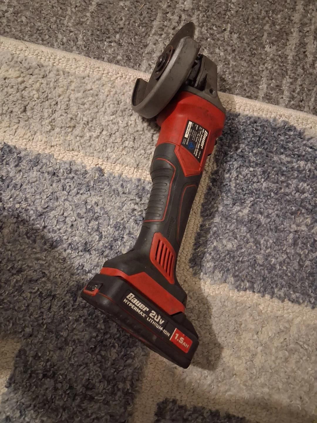 Bauer 20V Cordless Angle Grinder