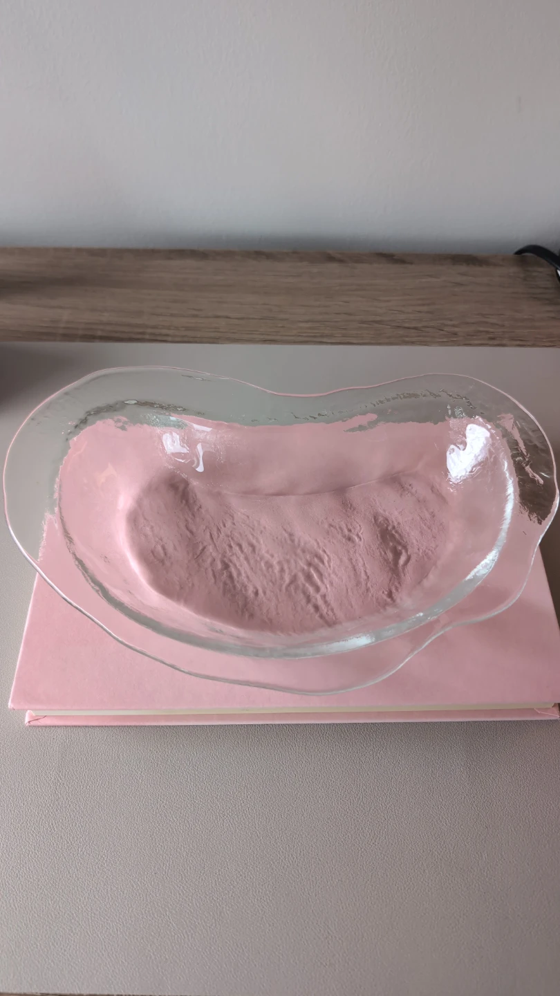 Vintage free form glass kidney shaped dish