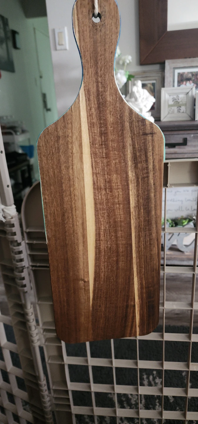 Ocean Epoxy Resin Cutting Board - photo 2