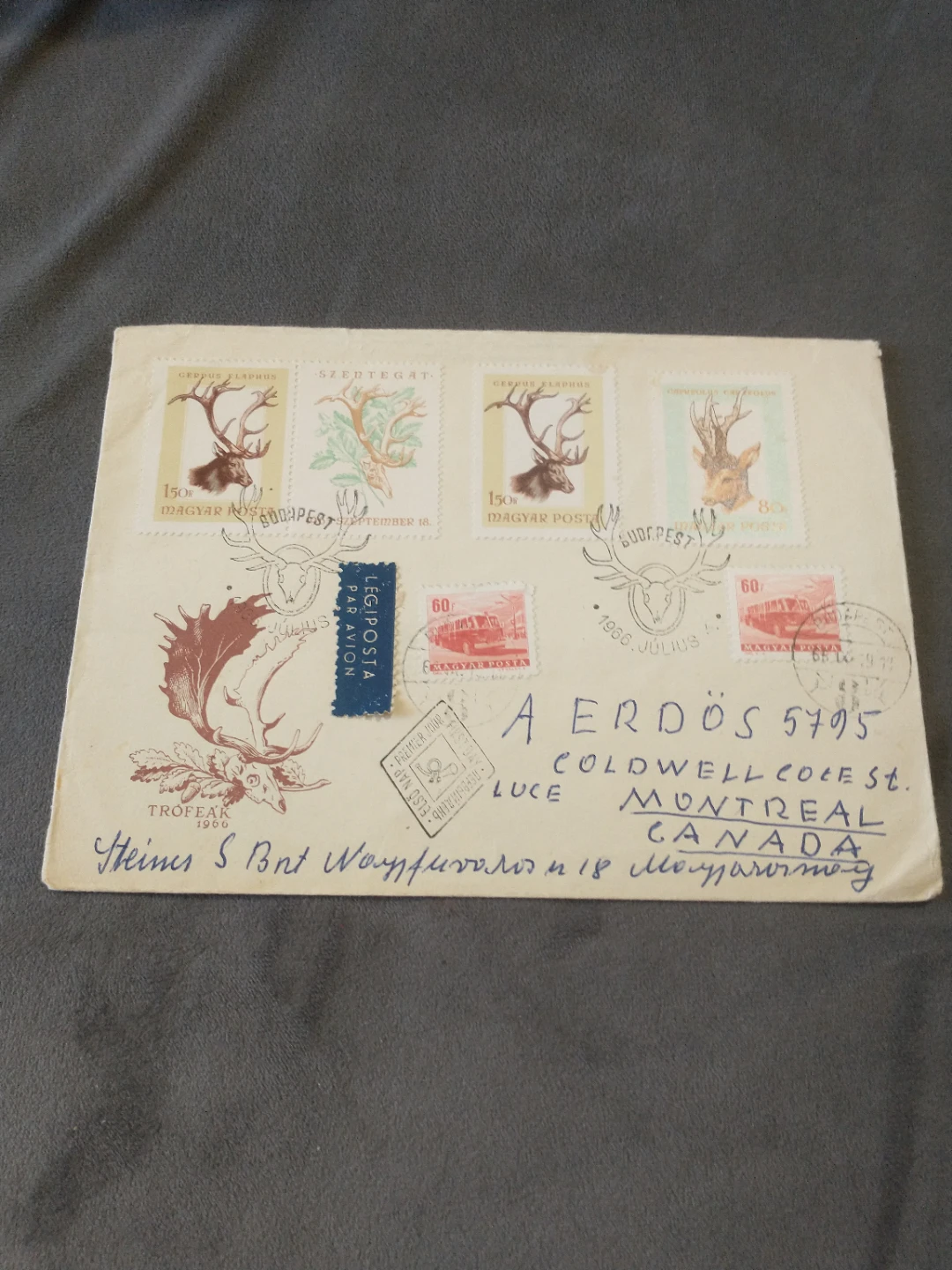 9 Hungary 1960s First Day Covers - photo 4