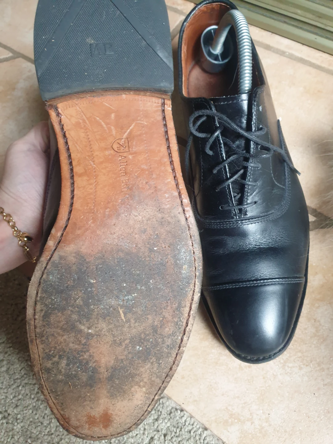 Allen Edmonds Black Cap Toe Oxford Dress Shoes - photo 3