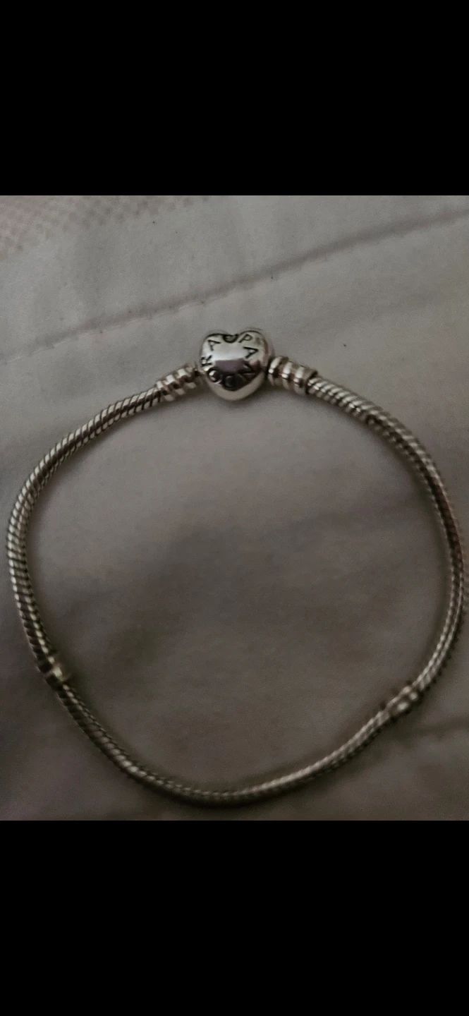 Pandora Silver Heart Clasp Bracelet