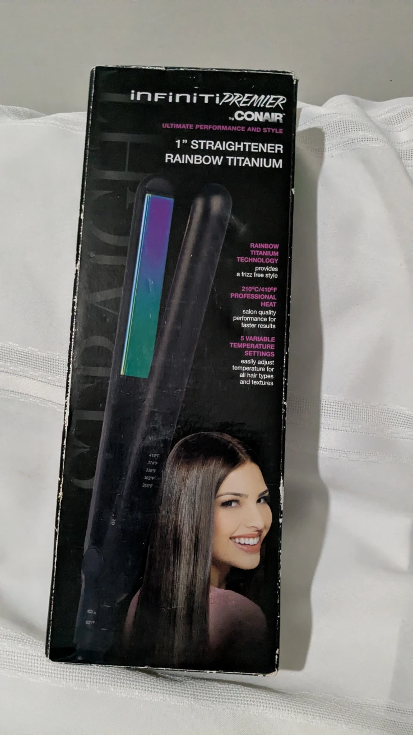 Conair Infiniti Premier 1" Rainbow Titanium Straightener