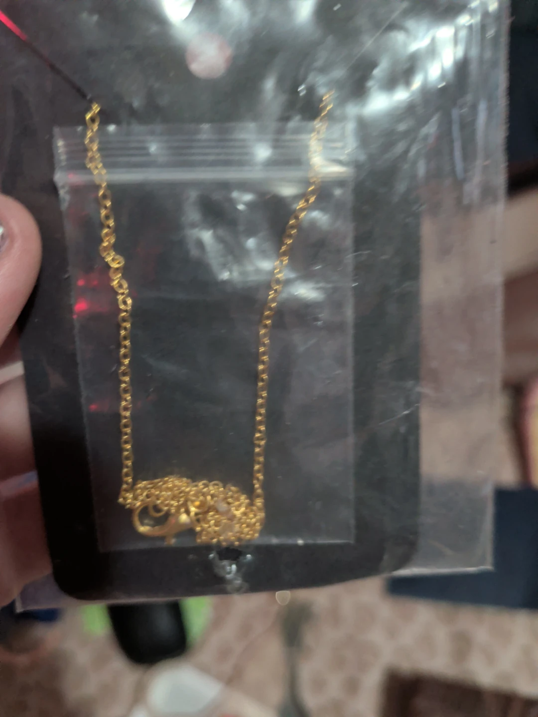 Gold-tone Cross Necklace - photo 3