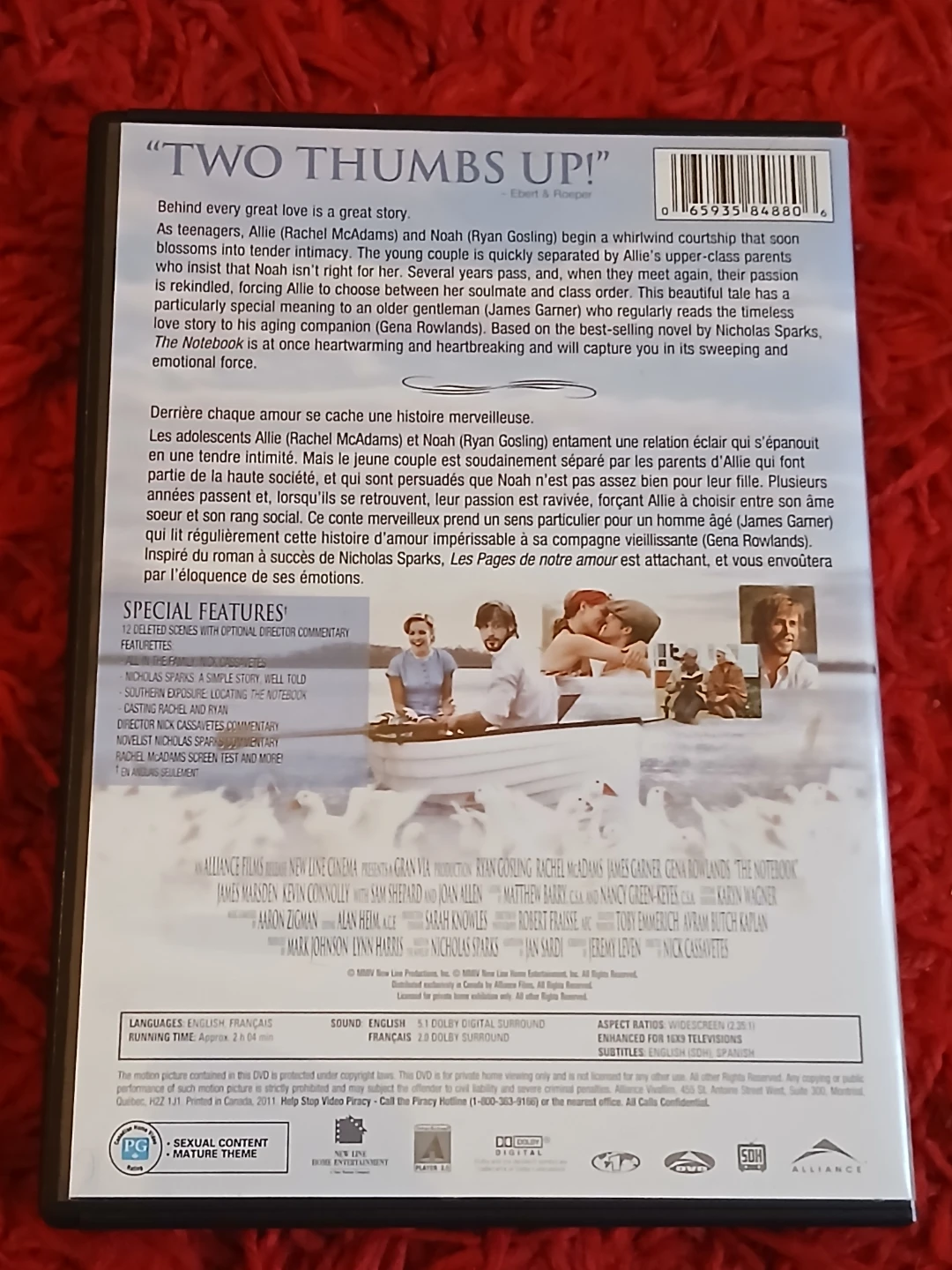 The Notebook DVD - photo 3