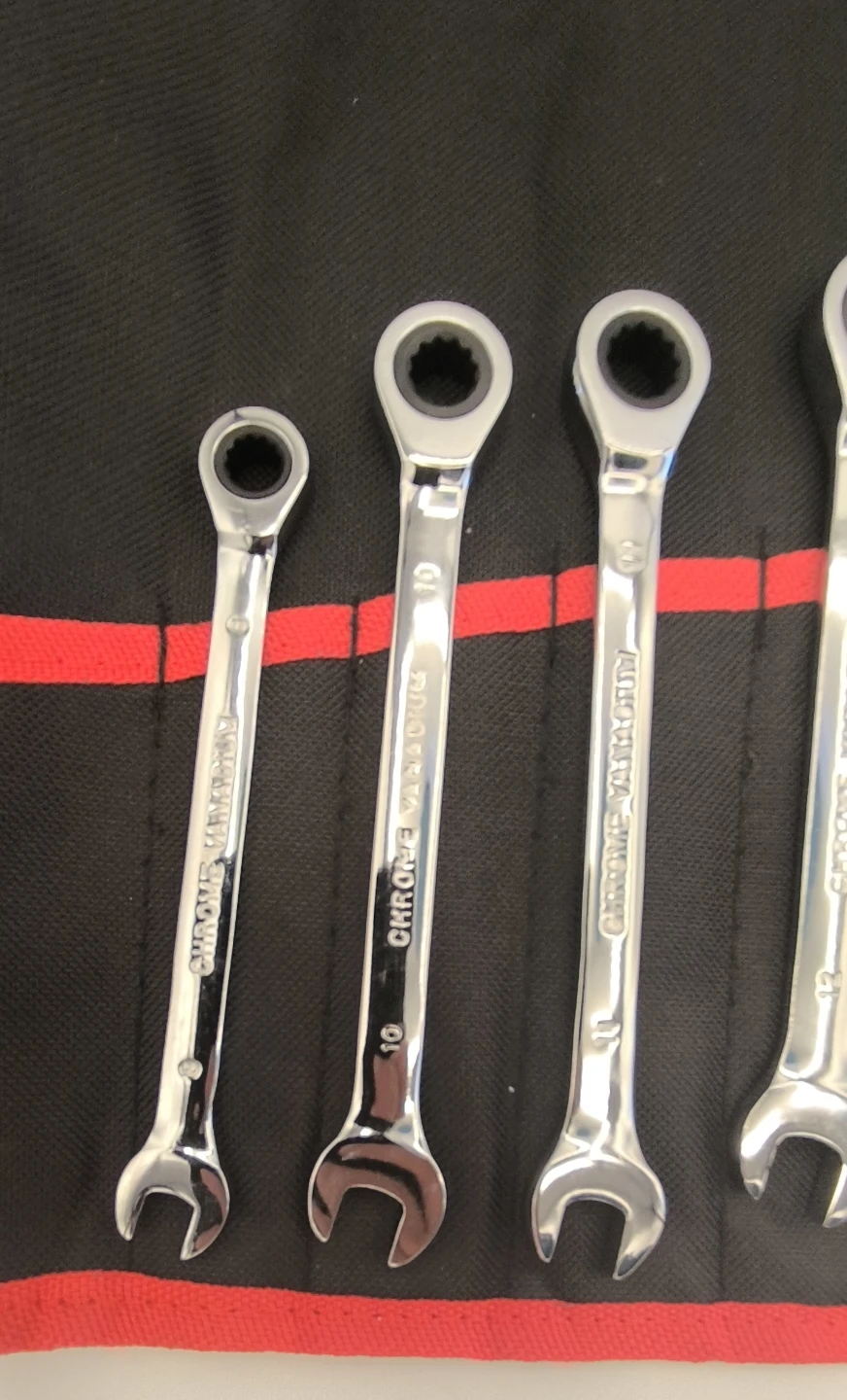 10-Piece Ratcheting Combination Wrench Set | Metric | CR-V Steel - photo 4