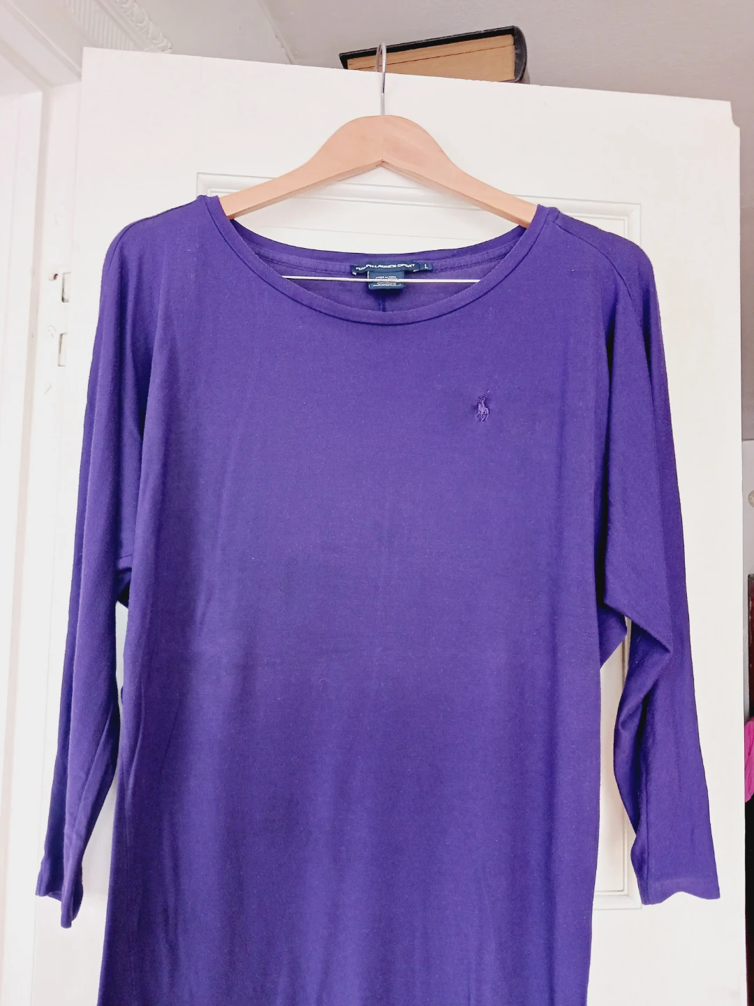 Ralph Lauren Sport Purple Long Sleeve Shirt