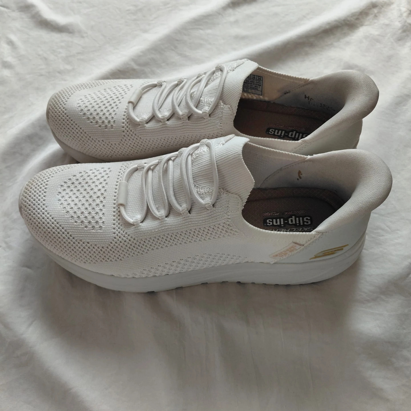 Skechers Slip-Ins White Women's Sneakers - photo 3