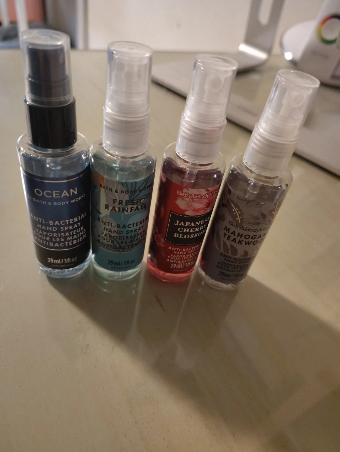 Bath & Body Works Anti-Bacterial Hand Sprays (4-Pack)