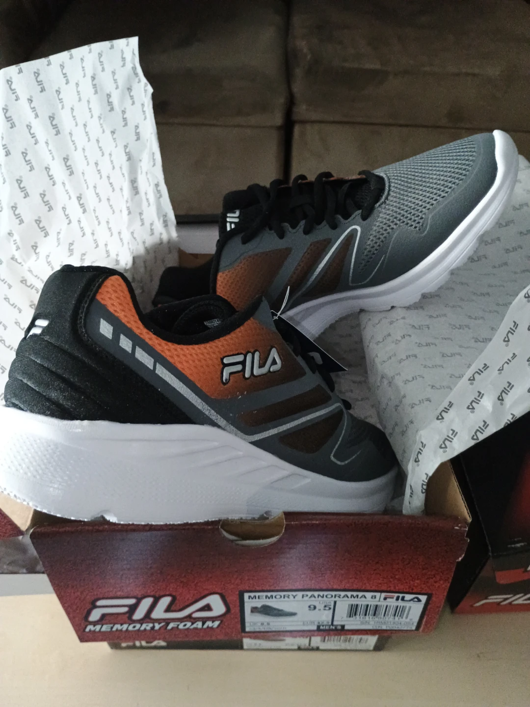 FILA - Men's Memory Panorama 8 Shoes.     Size: 9.5 US