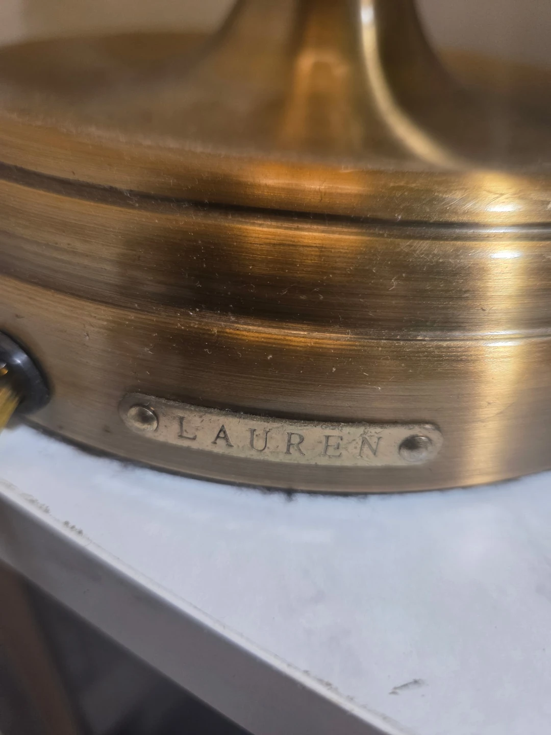 Vintage Ralph Lauren Candlestick Lamp - photo 2