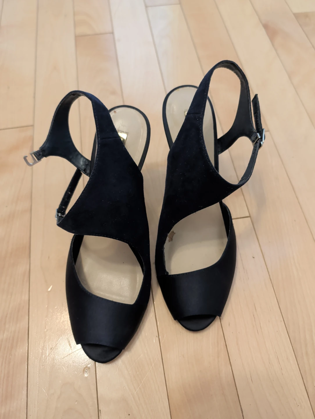 Black Heeled Sandals