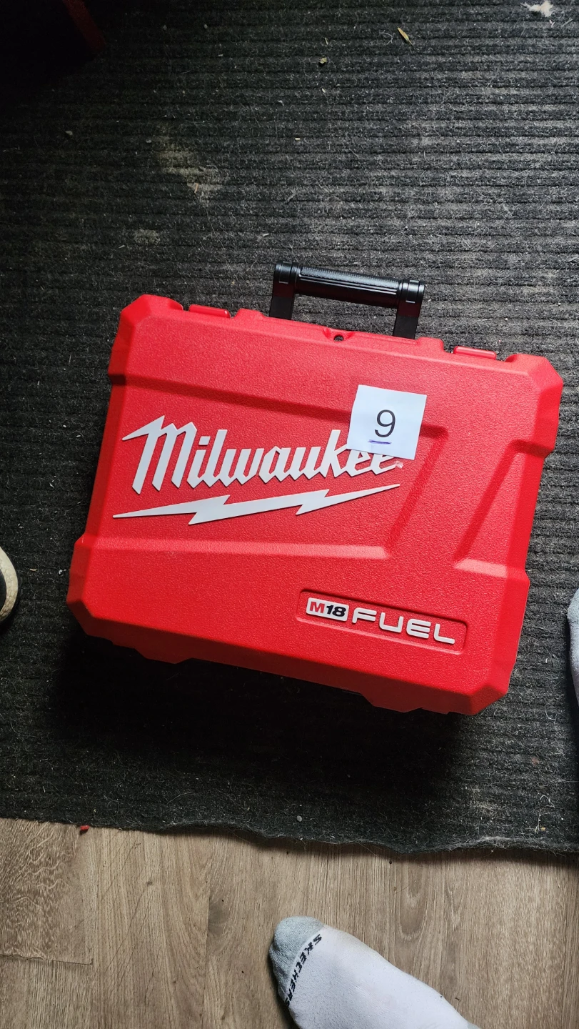 Milwaukee M18 FUEL Drill with battery and charger