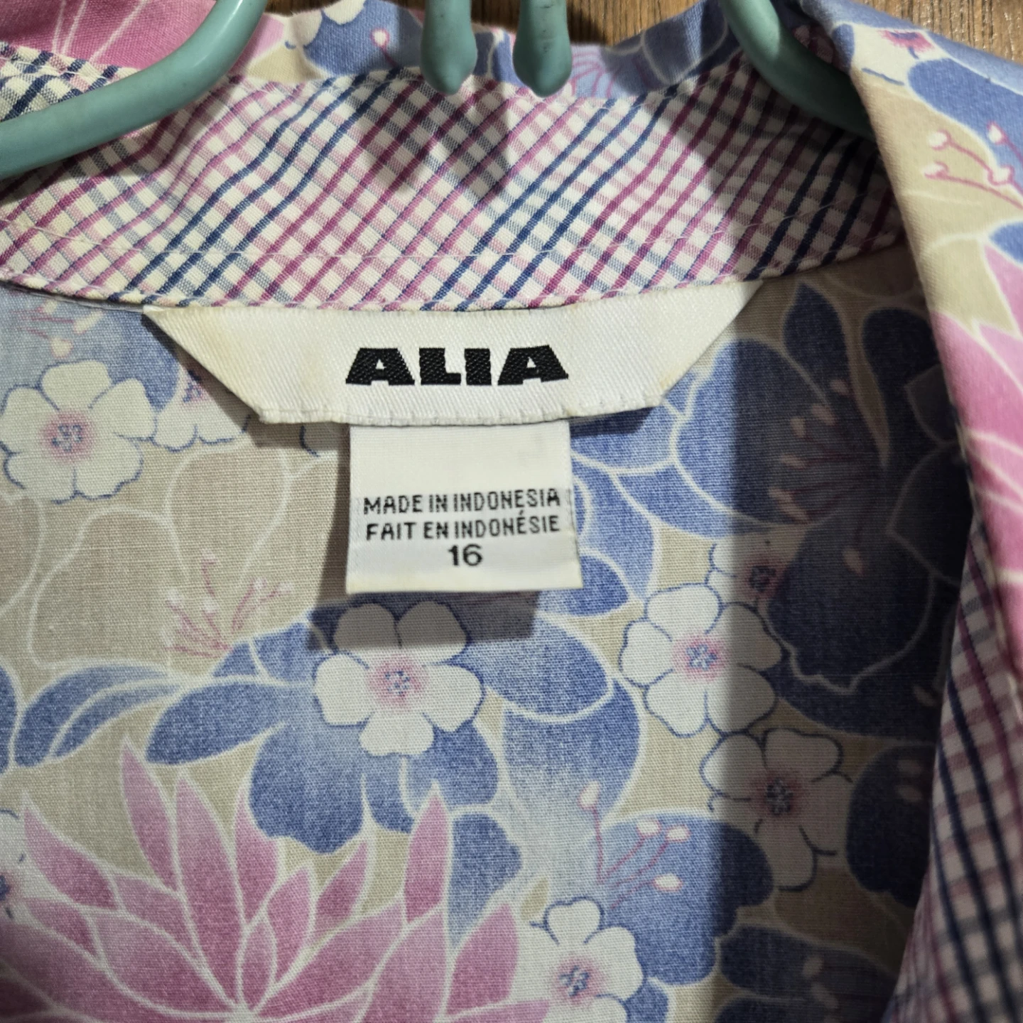 Alia Women's Floral Button-Up Shirt - Size 16 - photo 2