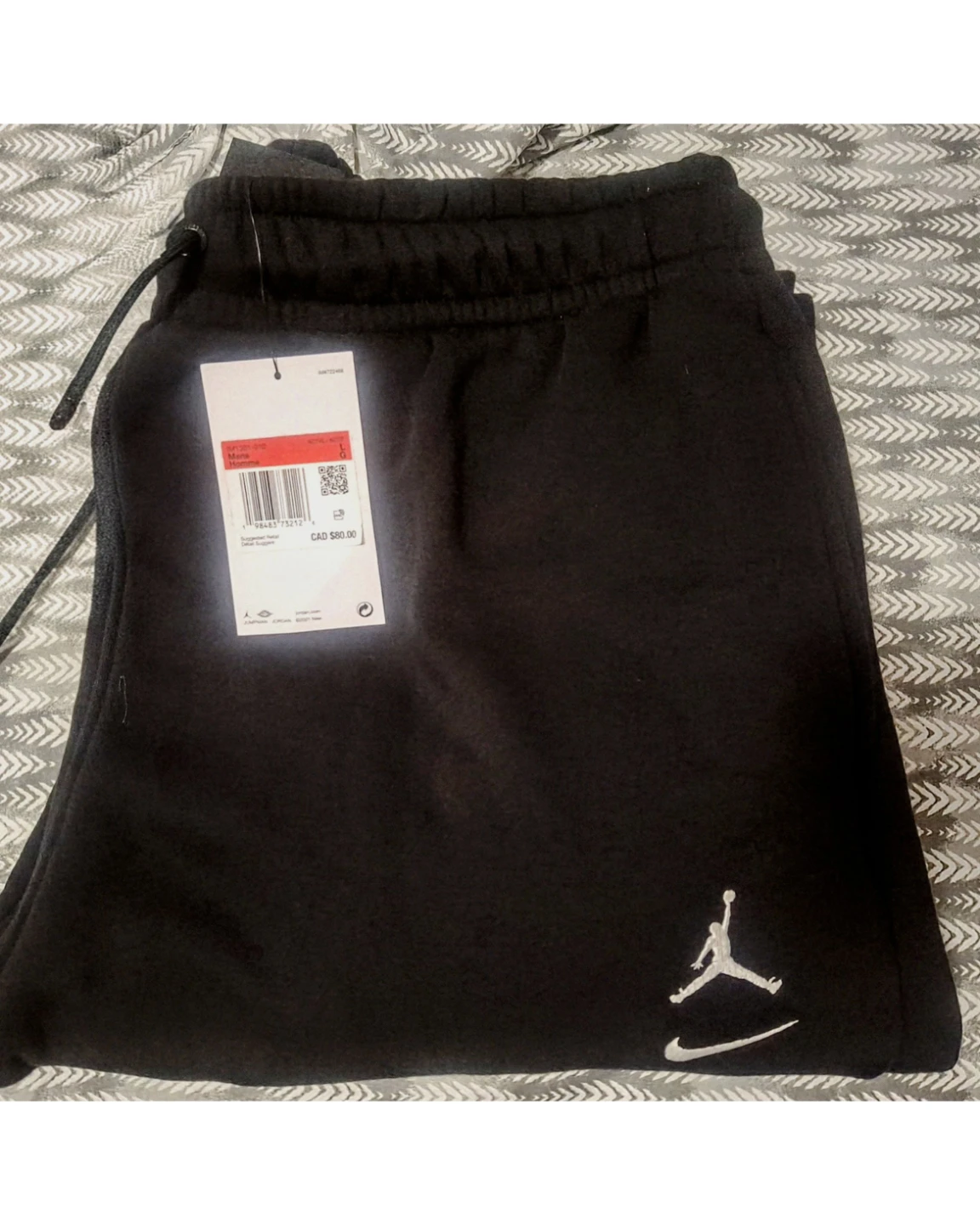 Men's Black  Nike Jordan Joggers NWT