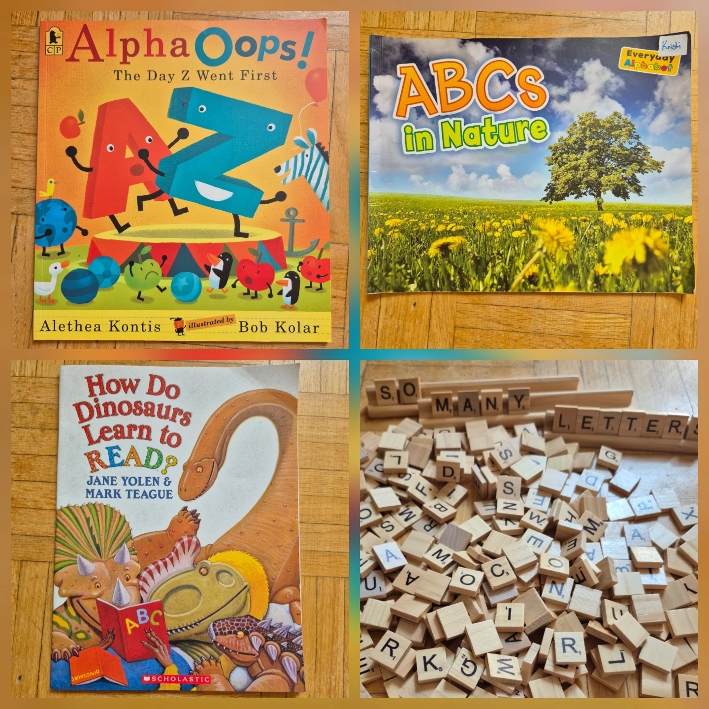 Reserved for Y: Set of 3 Alphabet Books + Manipulatives