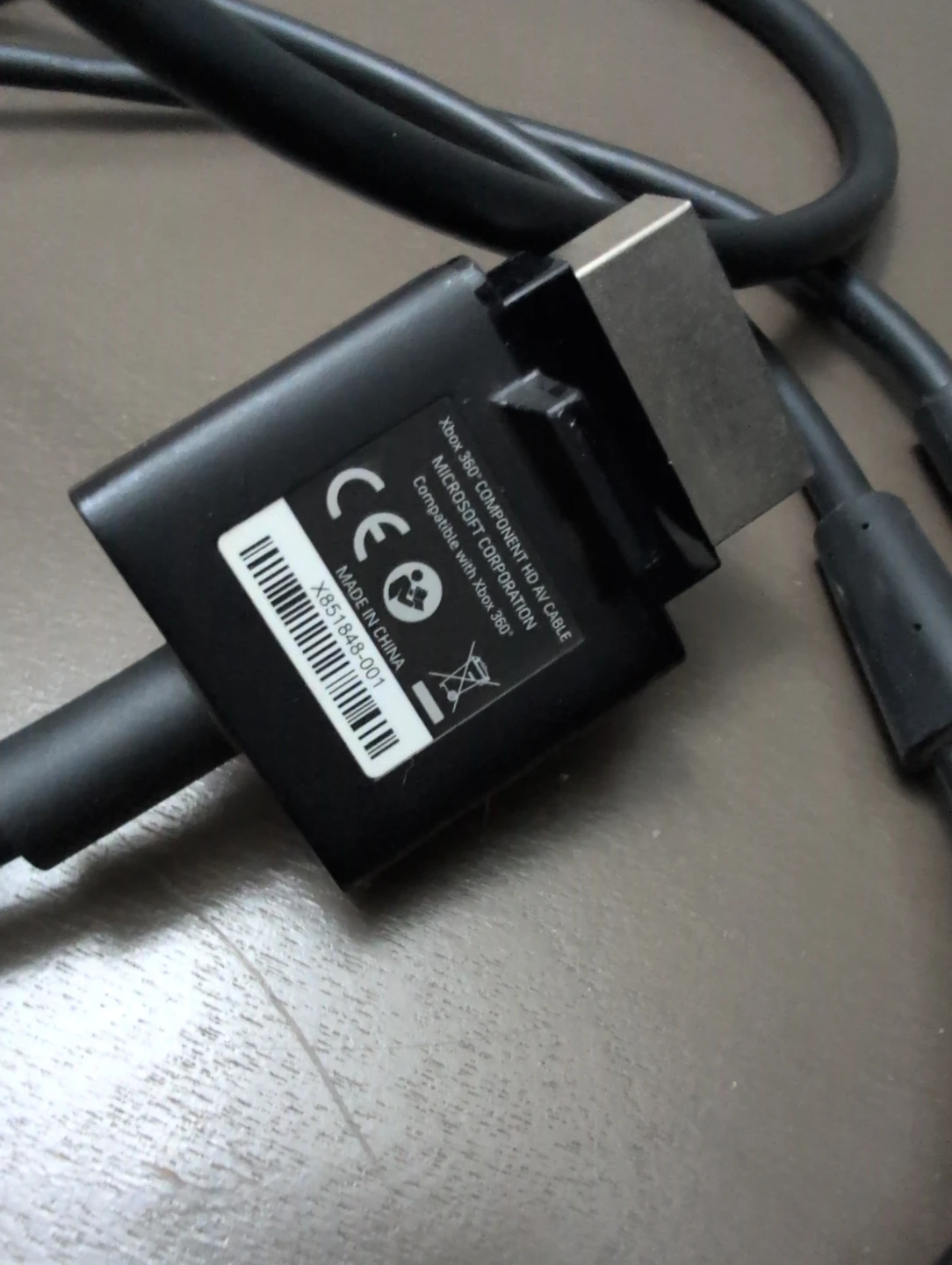 Genuine OEM Xbox 360 Component HD AV Audio Video Cable Microsoft - photo 4