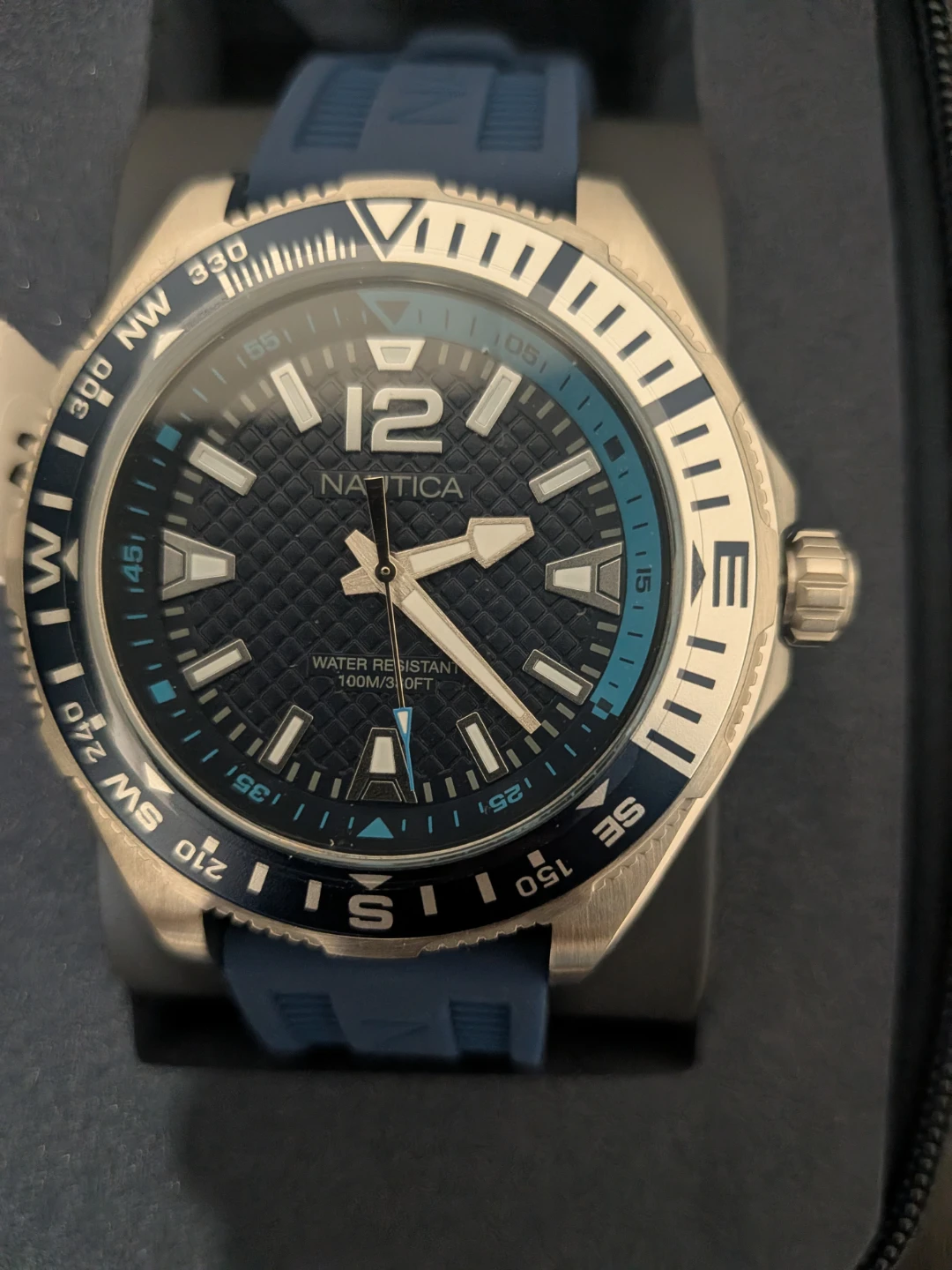 Nautica Watch with Blue Strap