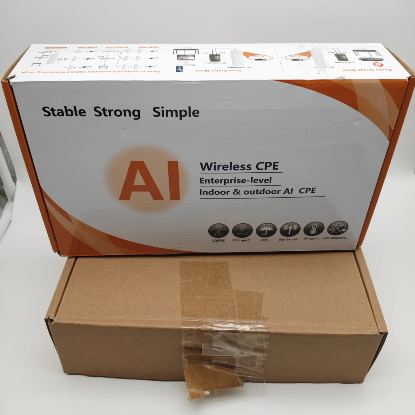 Adalov CPE366 Wireless  Bridge with 2 Bracket Mounts,