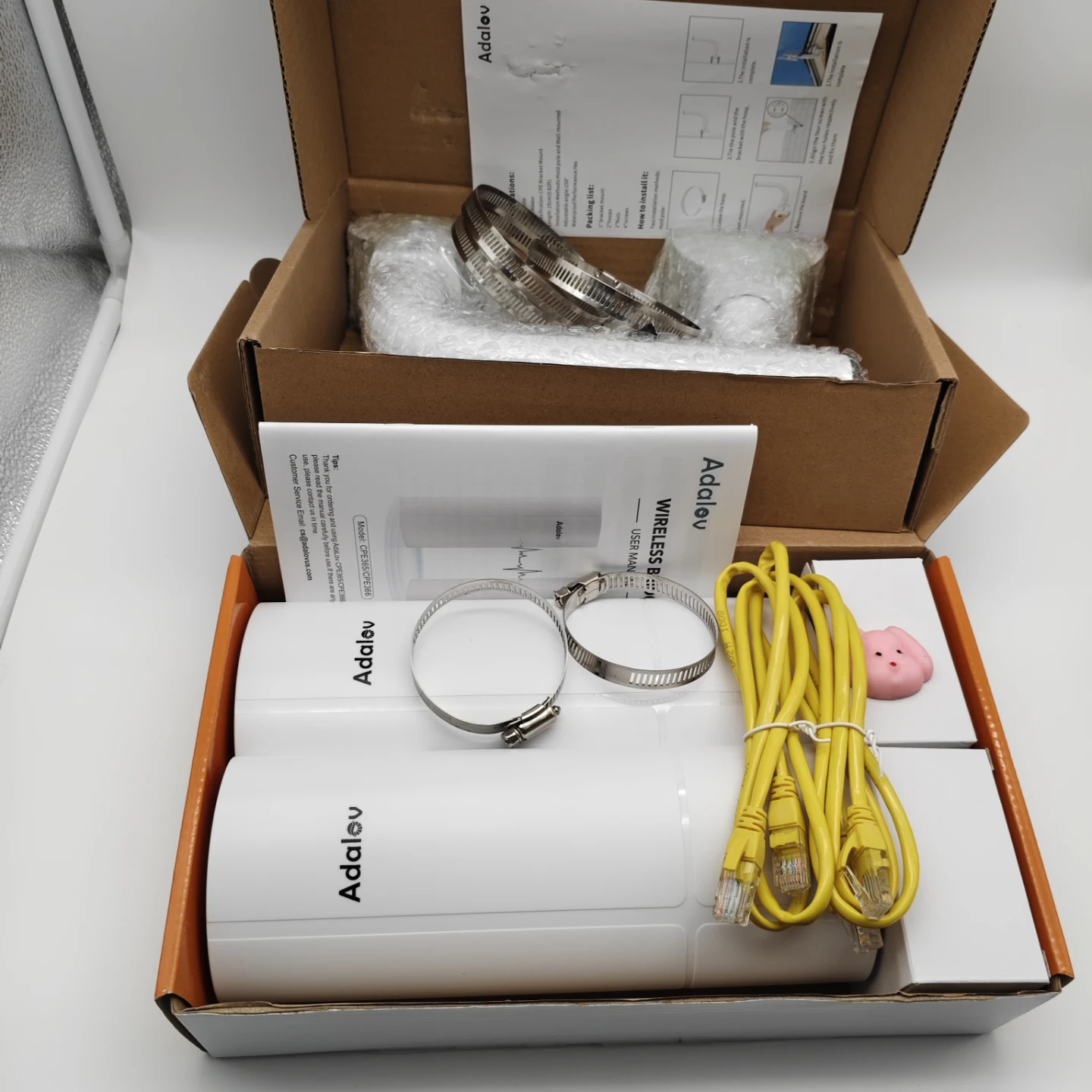 Adalov CPE366 Wireless  Bridge with 2 Bracket Mounts, - photo 2