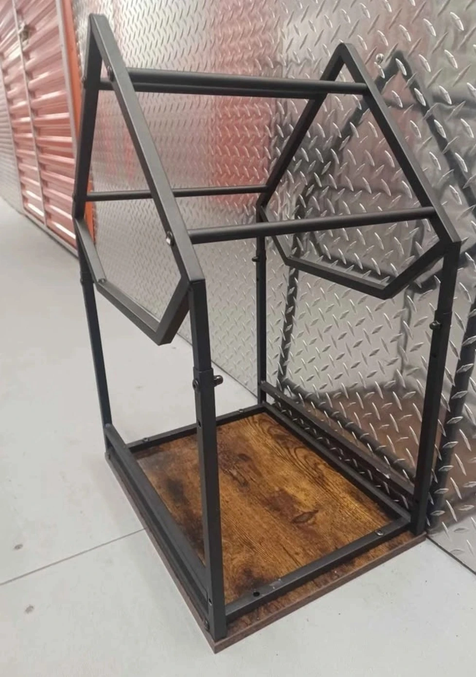 Modern Geometric House Shelf / Floating Wall Display - photo 2