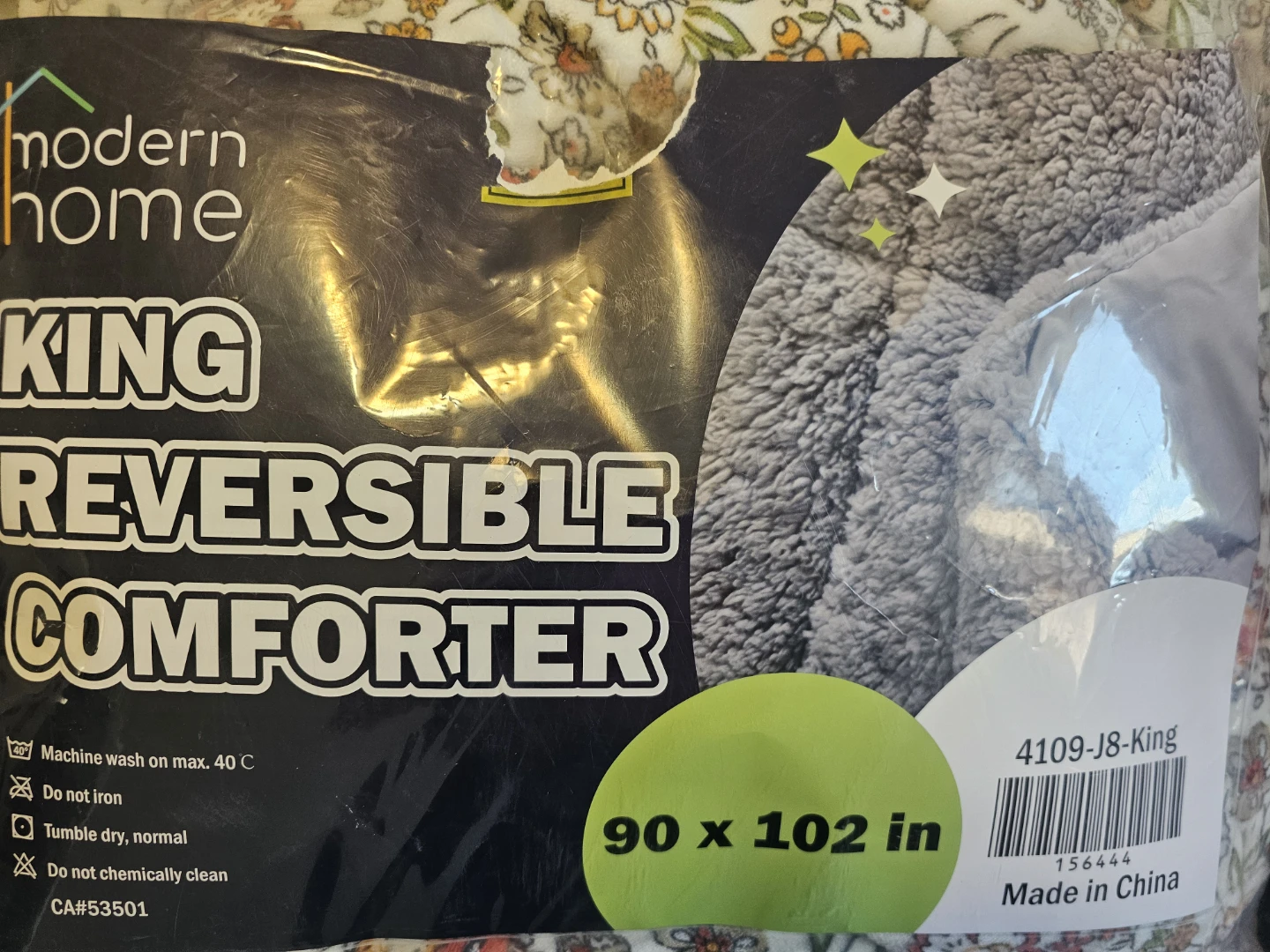 King size comforter new