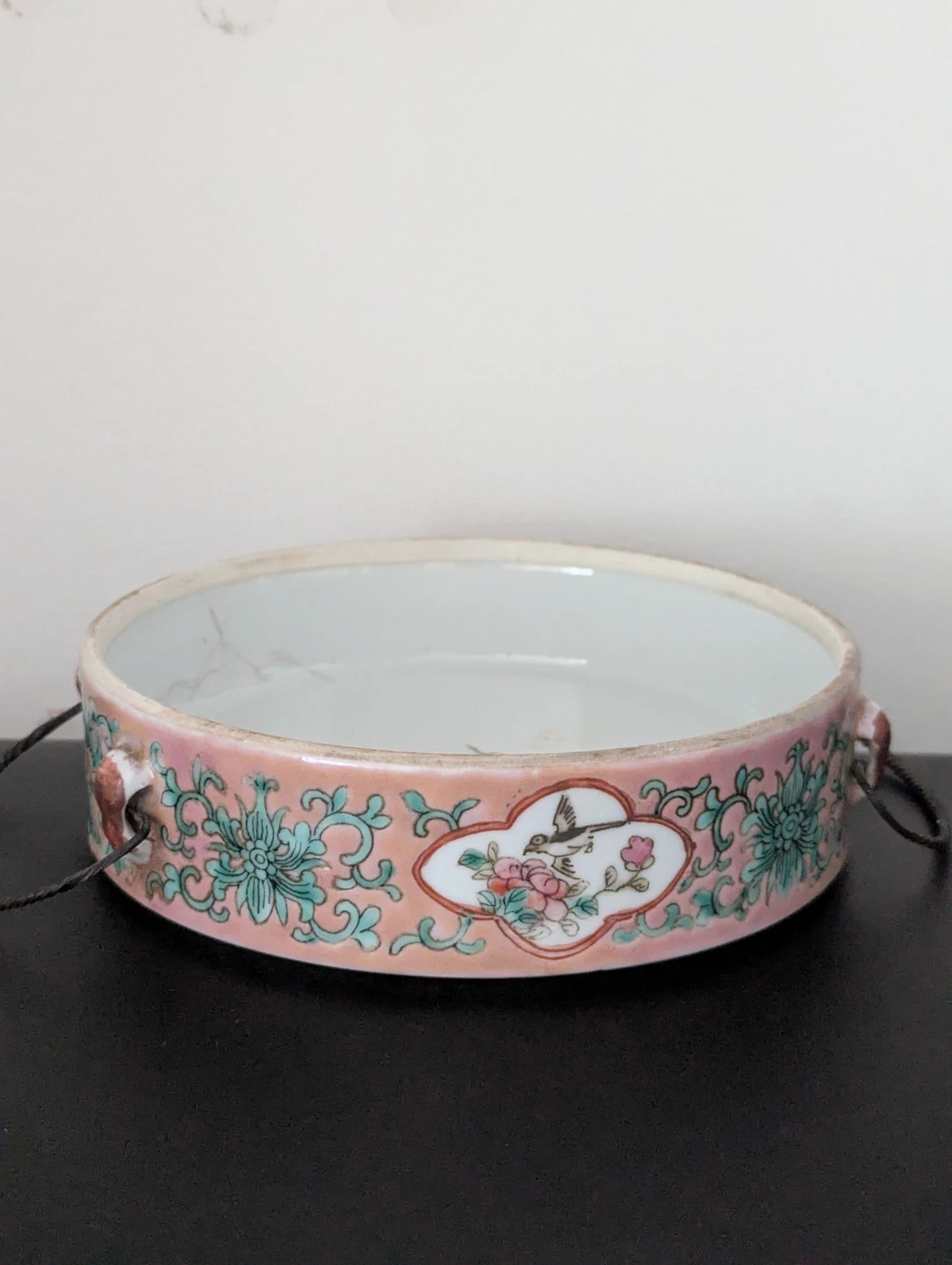 Vintage Chinese floral ceramic tray/dish