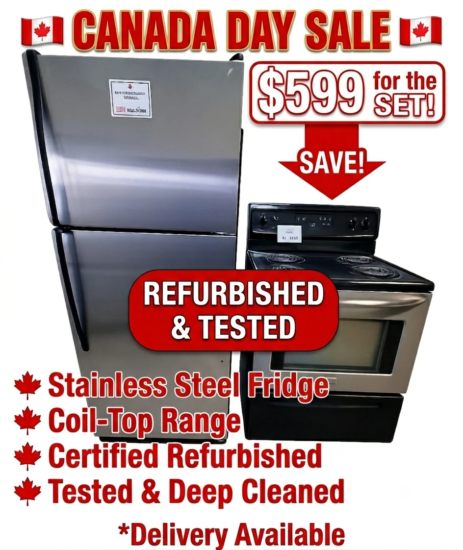 Stove and Fridge Set