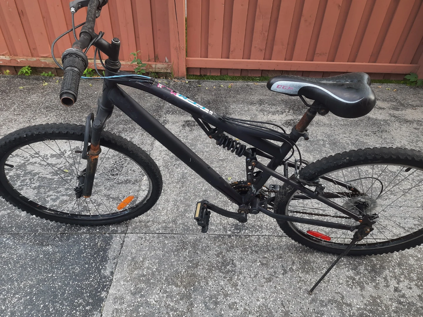 Black Full Suspension Mountain Bike - photo 2