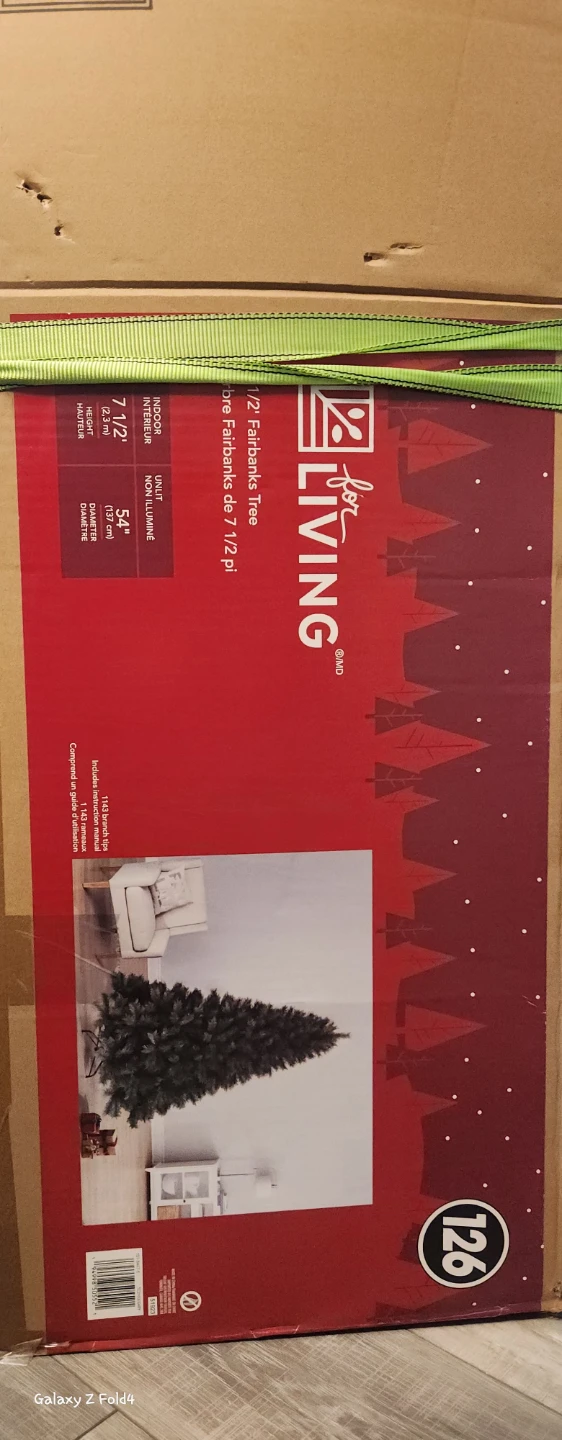 1st Living 7.5 ft. Fairbanks Artificial Christmas Tree - photo 3