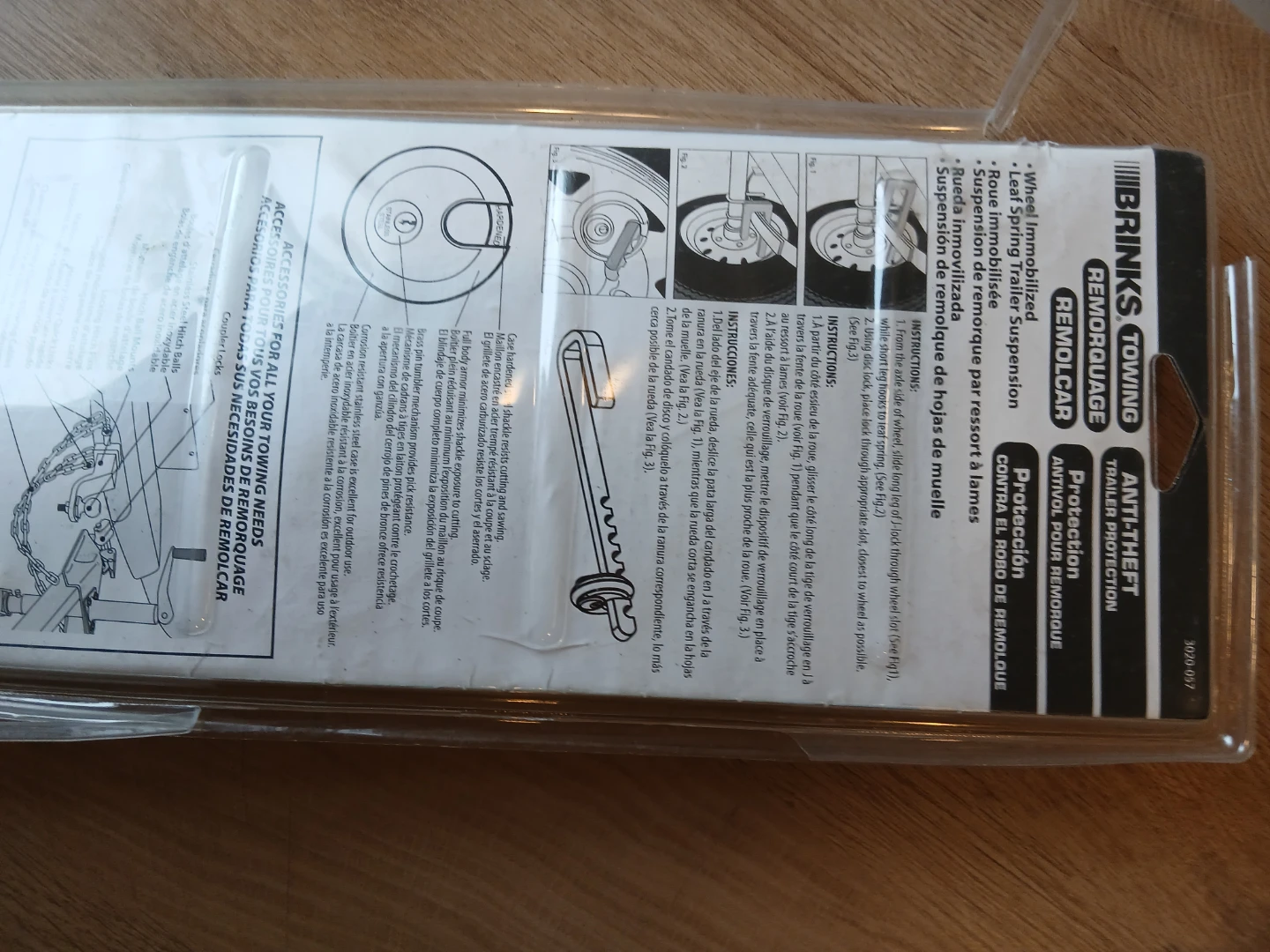Brinks Trailer Wheel Lock - photo 2