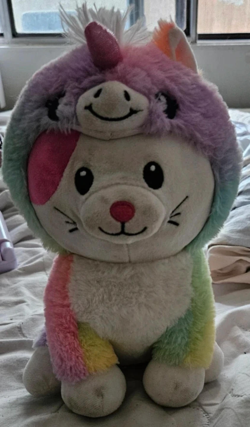 Plush Cat Unicorn Toy