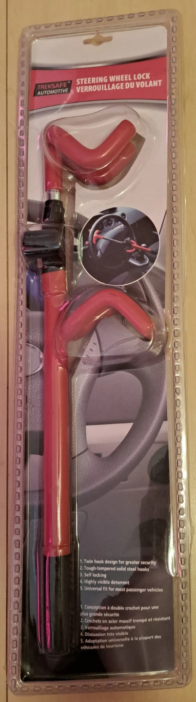 Steering wheel lock - Treksafe