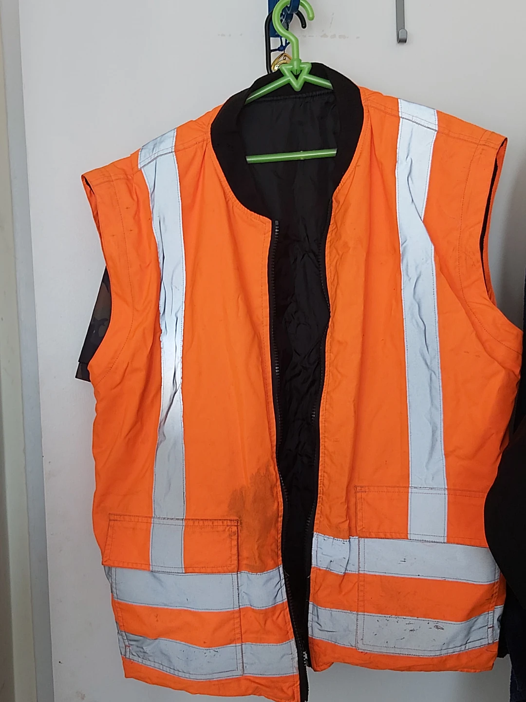 Orange High-Visibility Safety Vest