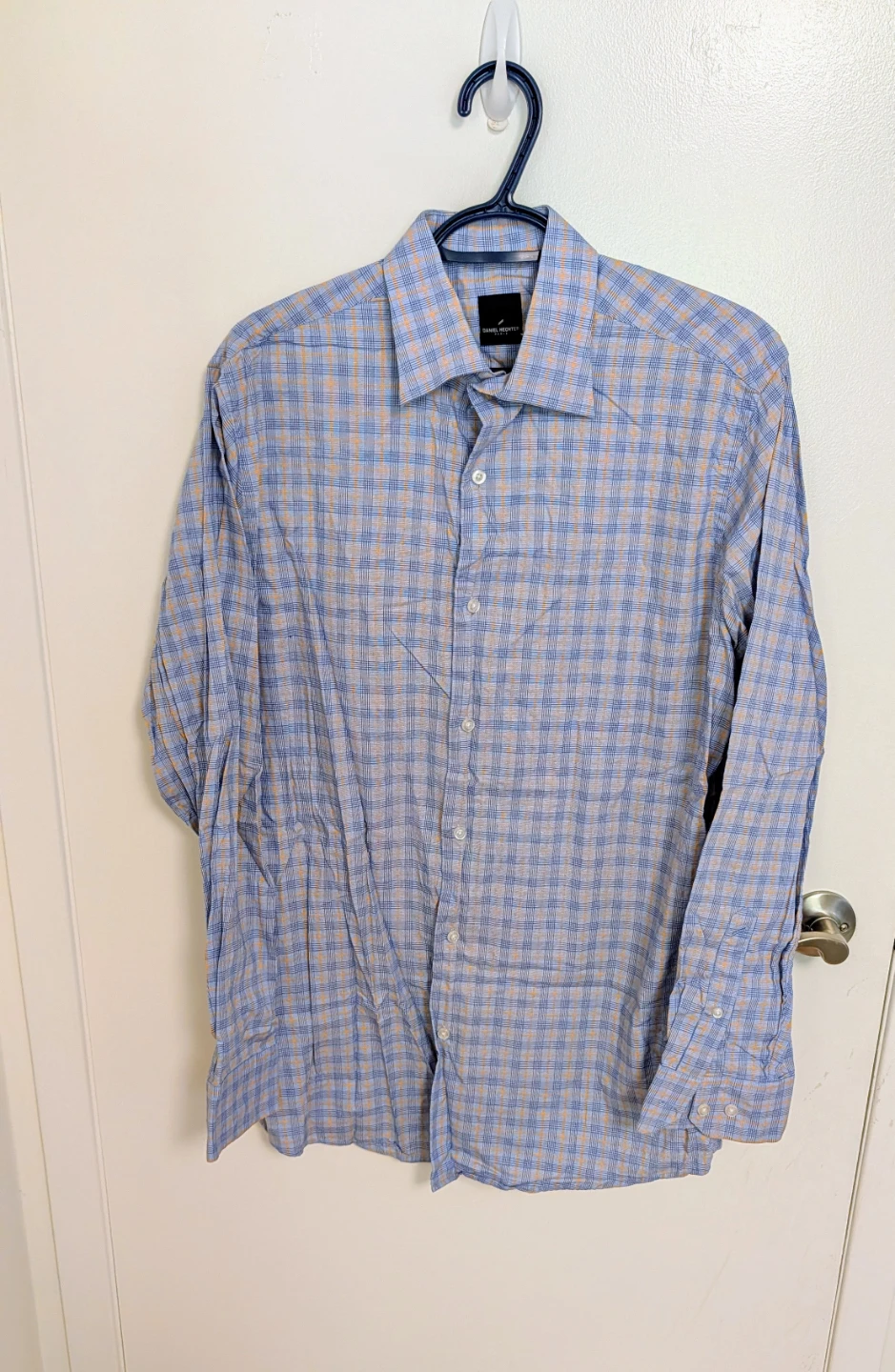 Van Heusen Plaid Dress Shirt - Men's Size 15.5, 34/35