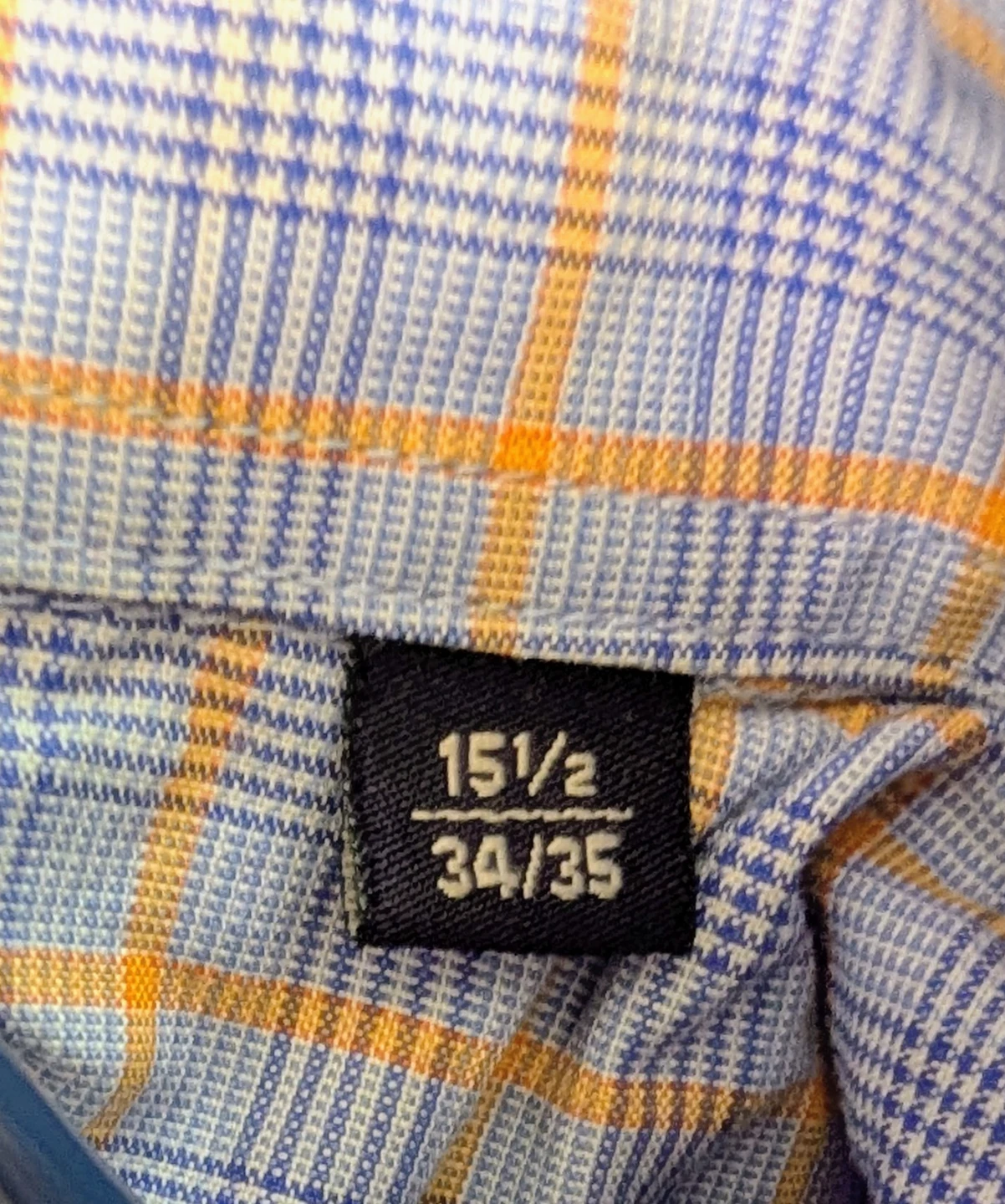 Van Heusen Plaid Dress Shirt - Men's Size 15.5, 34/35 - photo 3