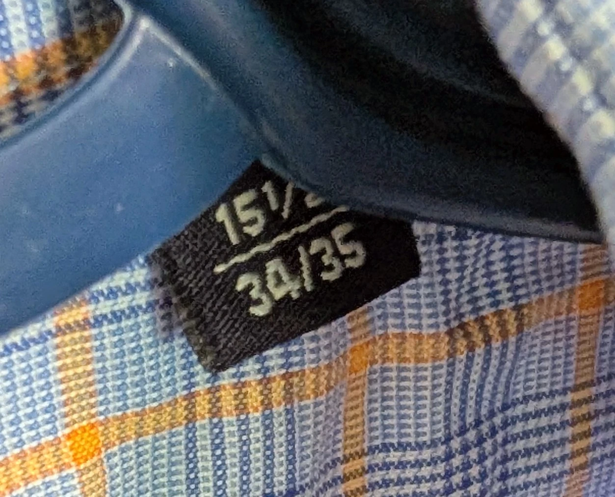 Van Heusen Plaid Dress Shirt - Men's Size 15.5, 34/35 - photo 4