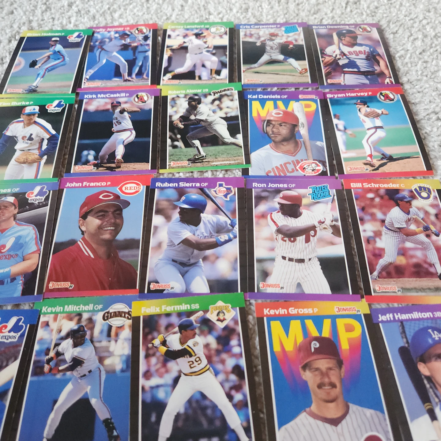 1989 Donruss baseball cards   Lot of 40 players