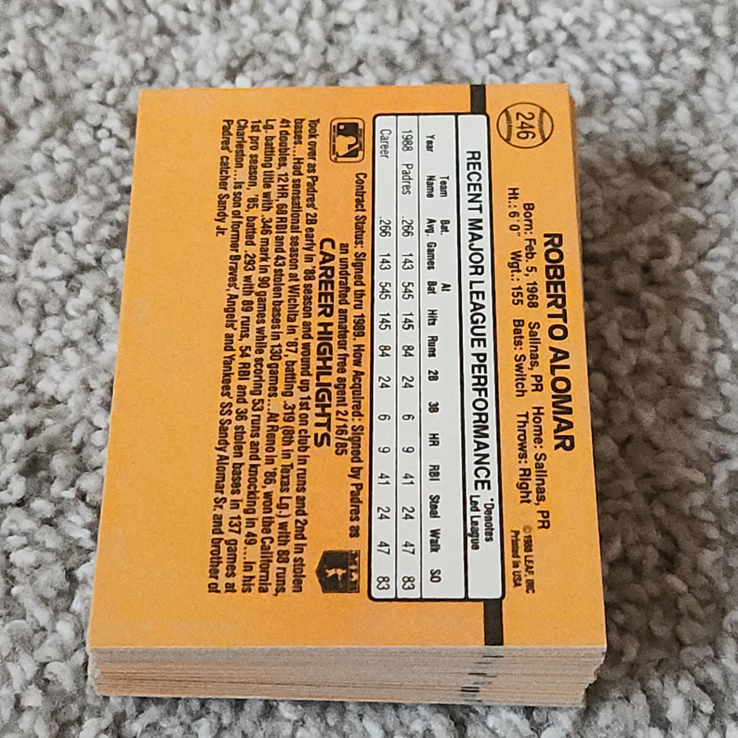 1989 Donruss baseball cards   Lot of 40 players - photo 3
